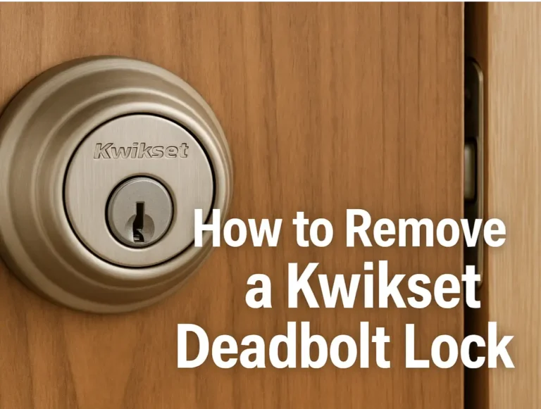 How to Remove a Kwikset Deadbolt Lock: Step-by-Step Guide