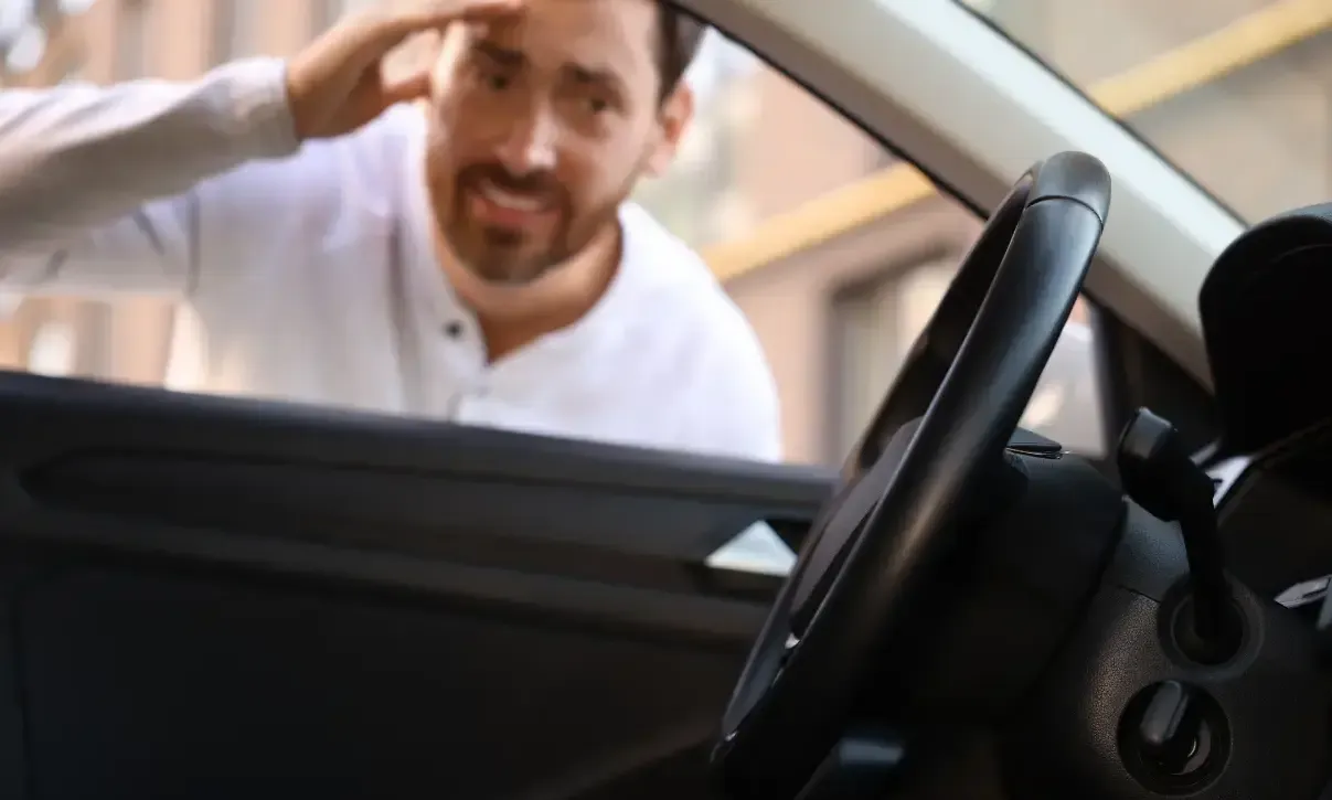 Man Locked out of Car