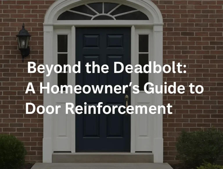 Beyond the Deadbolt: A Homeowner’s Guide to Door Reinforcement