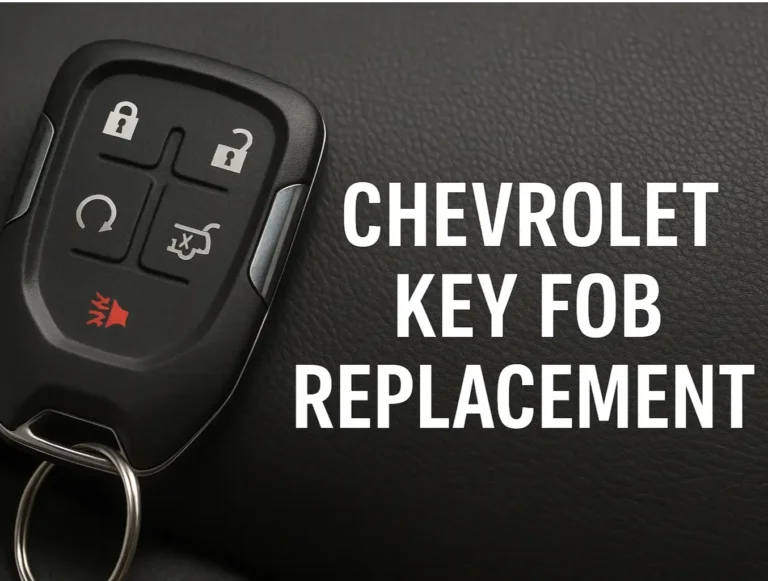 Chevrolet Key Fob Replacement: Simple Solutions for Every Driver