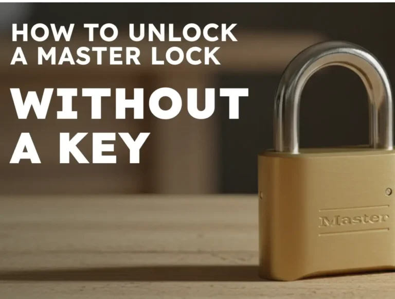 How to Unlock a Master Lock Without a Key: DIY Methods to Try