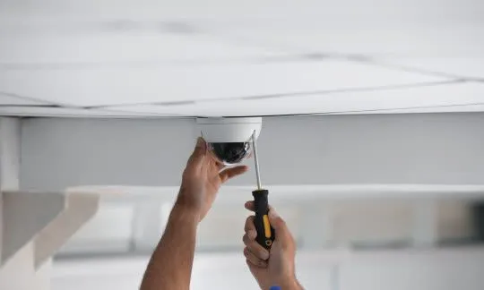 installation of security camera