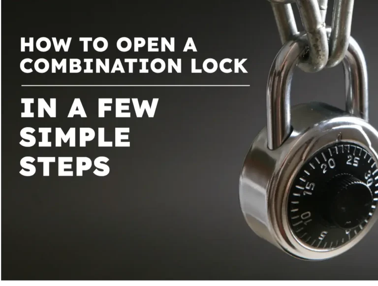 How to Open a Combination Lock in a Few Simple Steps