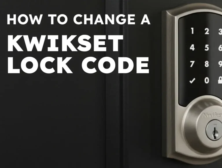 How to Change a Kwikset Lock Code: Step-by-Step Guide