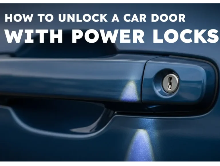 How To Unlock a Car Door with Power Locks: Quick Safe Methods