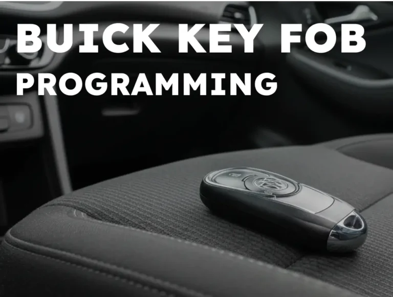 Buick Key Fob Programming: Mobile Service