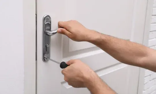 screwdriver for unlock a door
