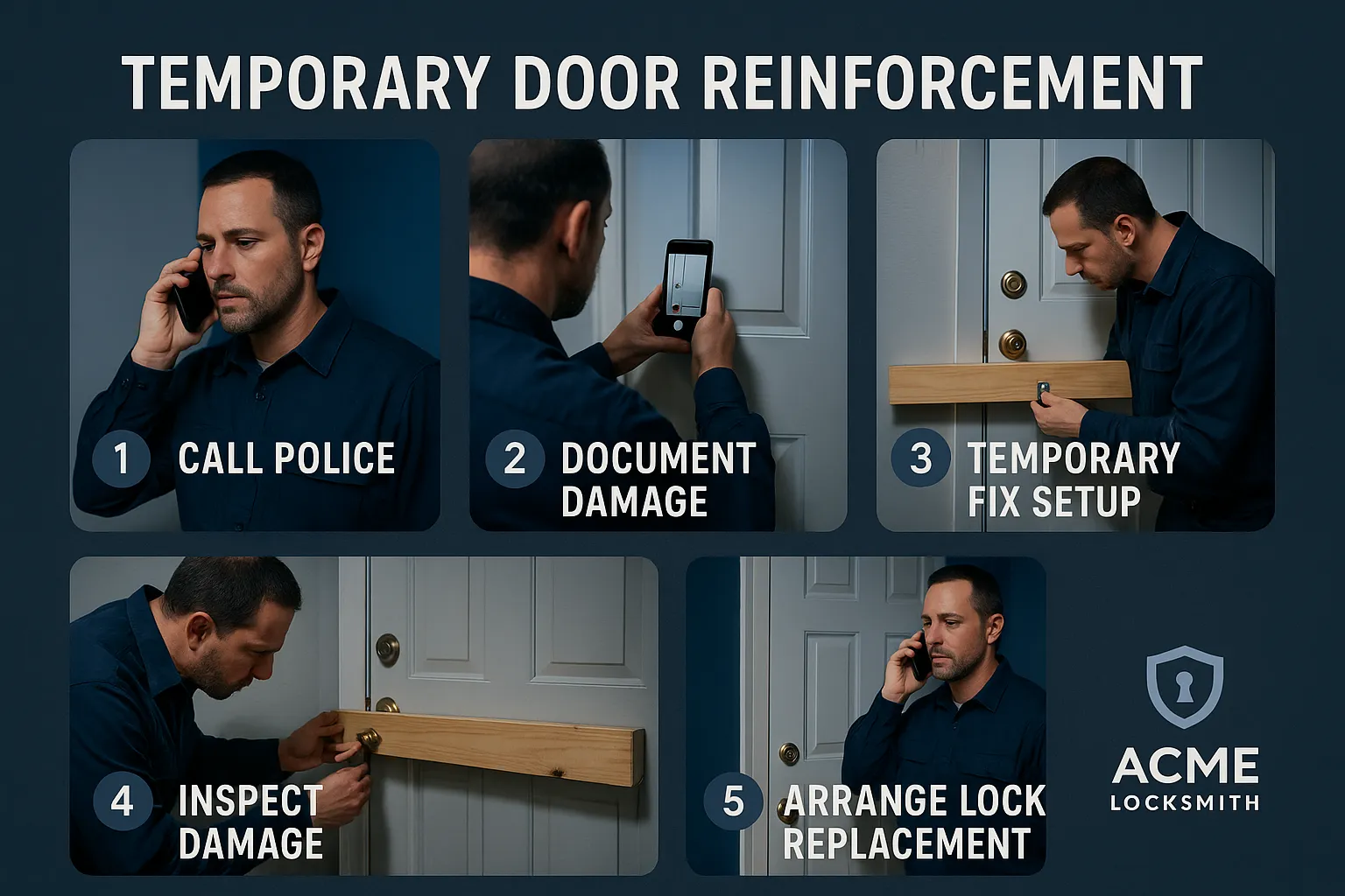 Temporary Door Reinforcement