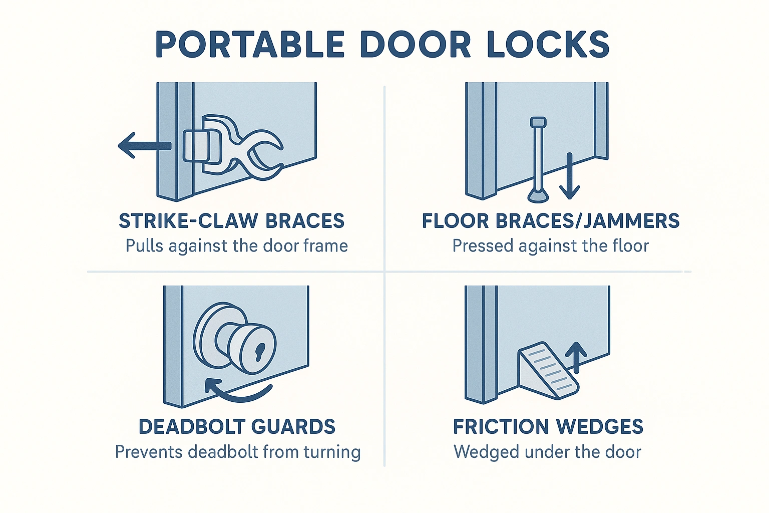Portable Door Lock Difference