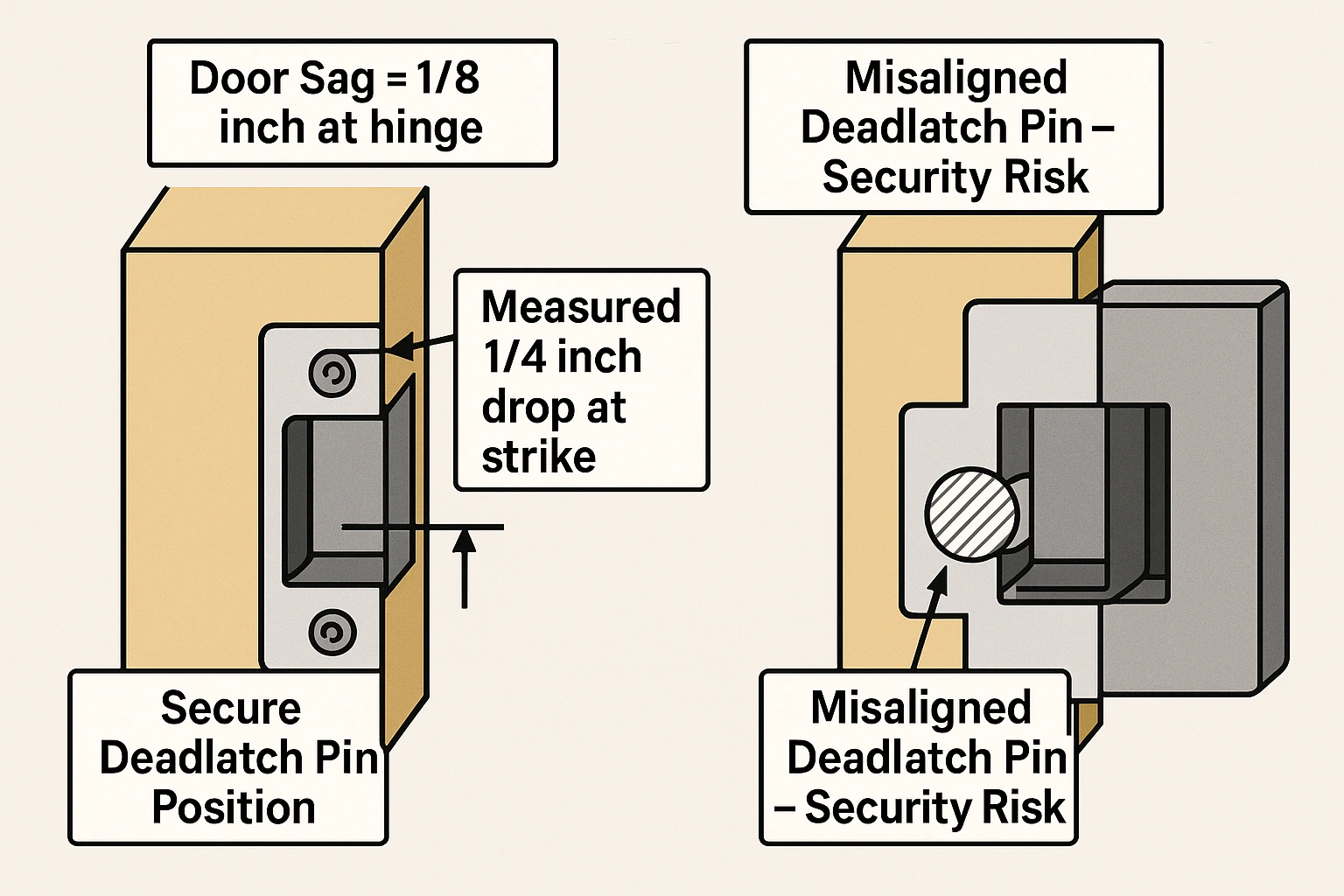 Mechanical Reasons Why The Door Is Sagging