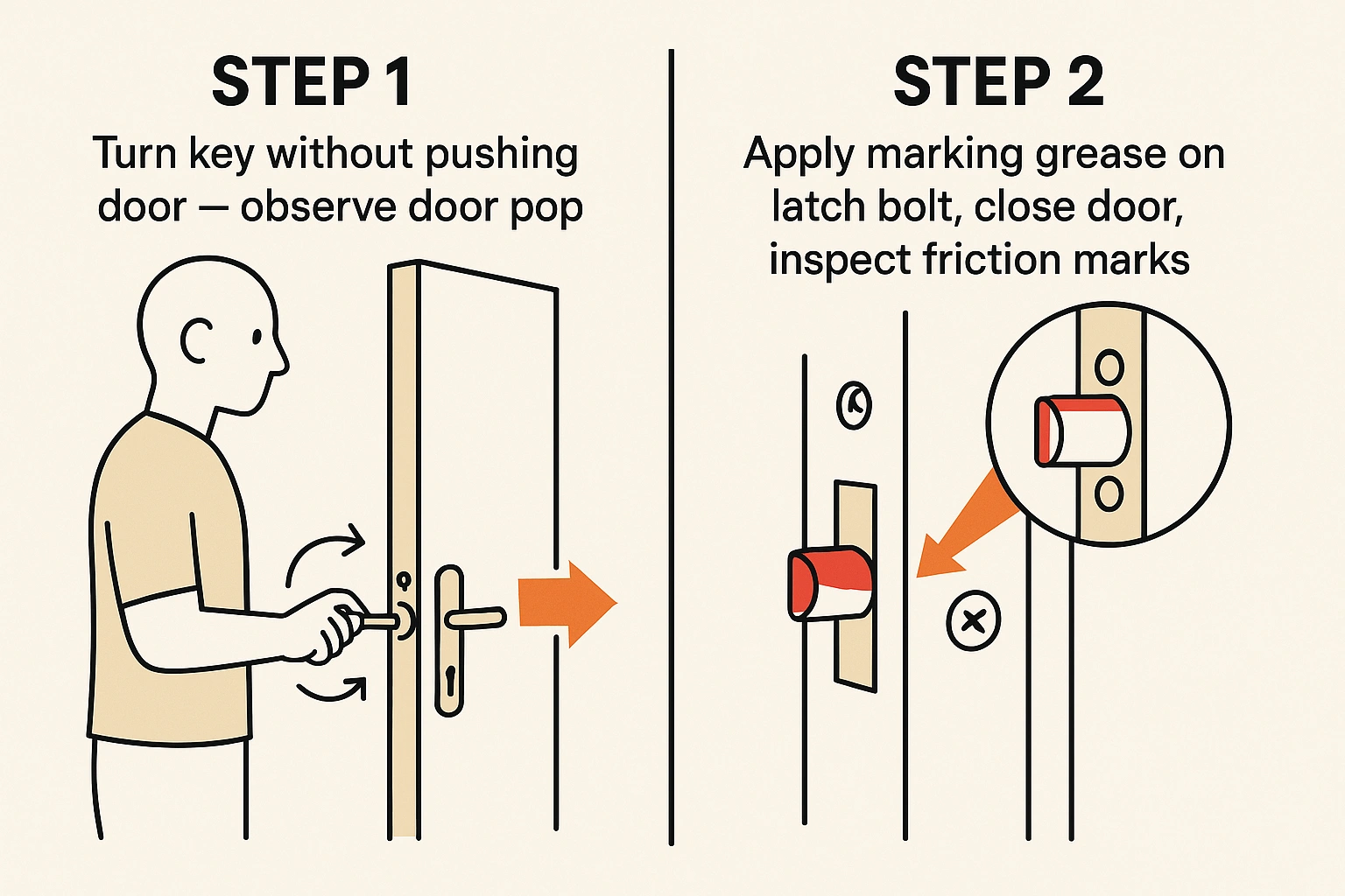 quick physical tests for diagnosing preload and friction issues