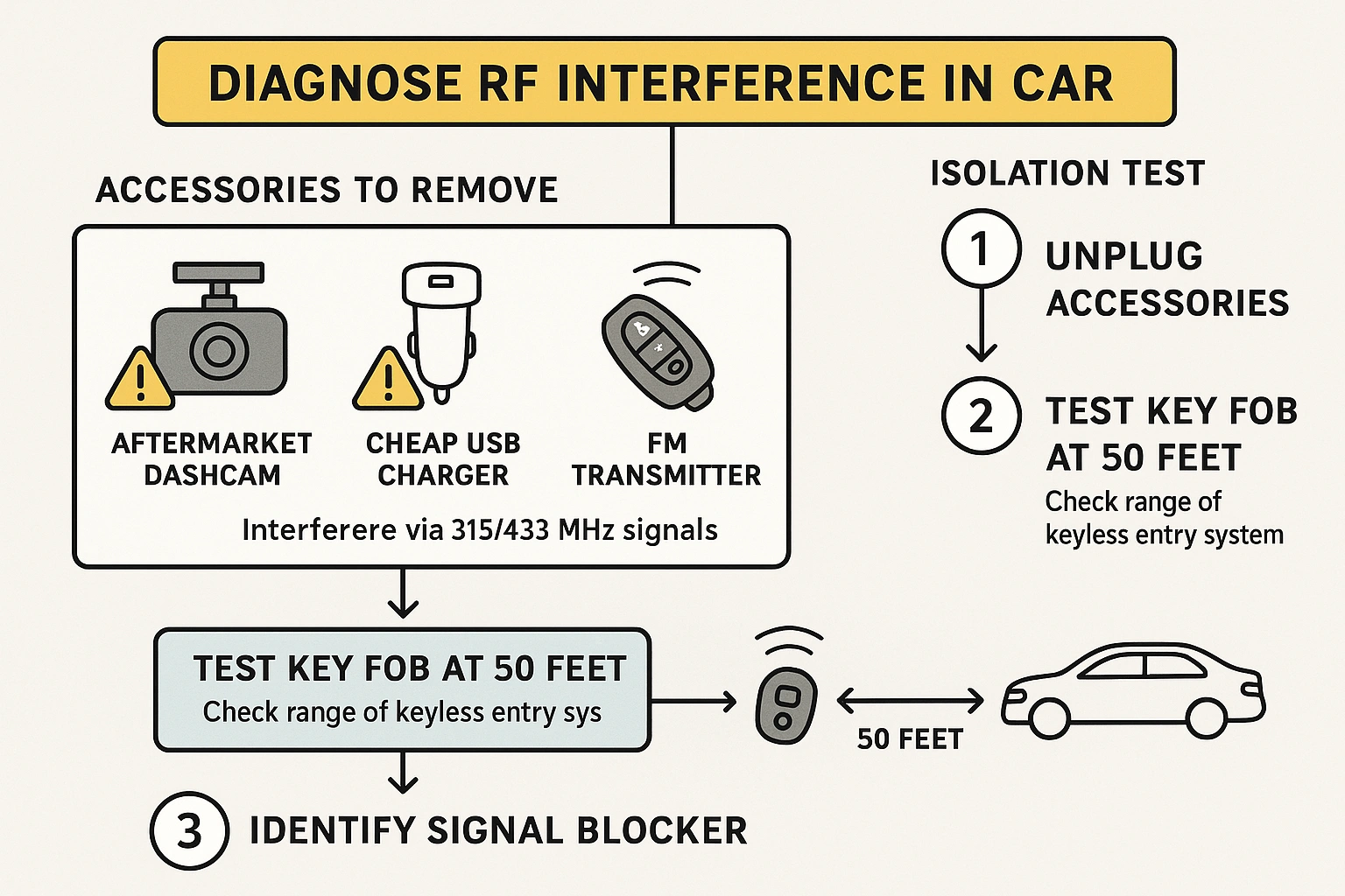 Diagnose RF interference