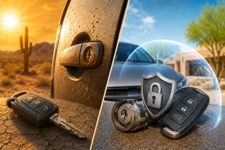 How Arizona's Climate Silently Destroys Your Car Locks and Security Systems