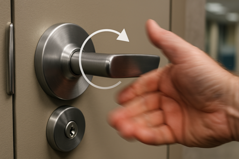 The Real Reason Why Your Commercial Door Handle Spins Freely
