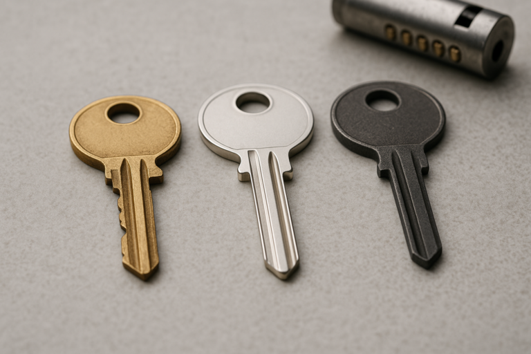 Brass, Nickel Silver, or Steel? Choosing the Right Key Material