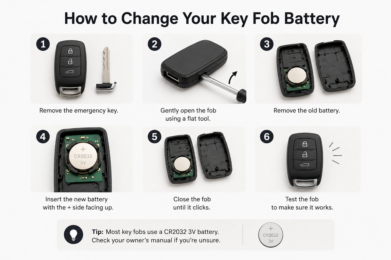 Key Fob replacement tutorial
