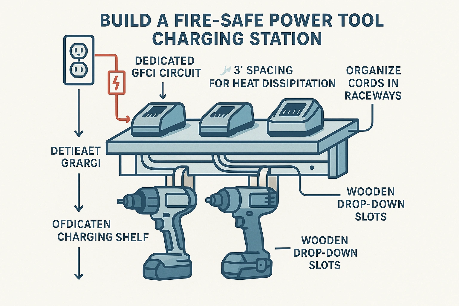 build a free-safe power charging station