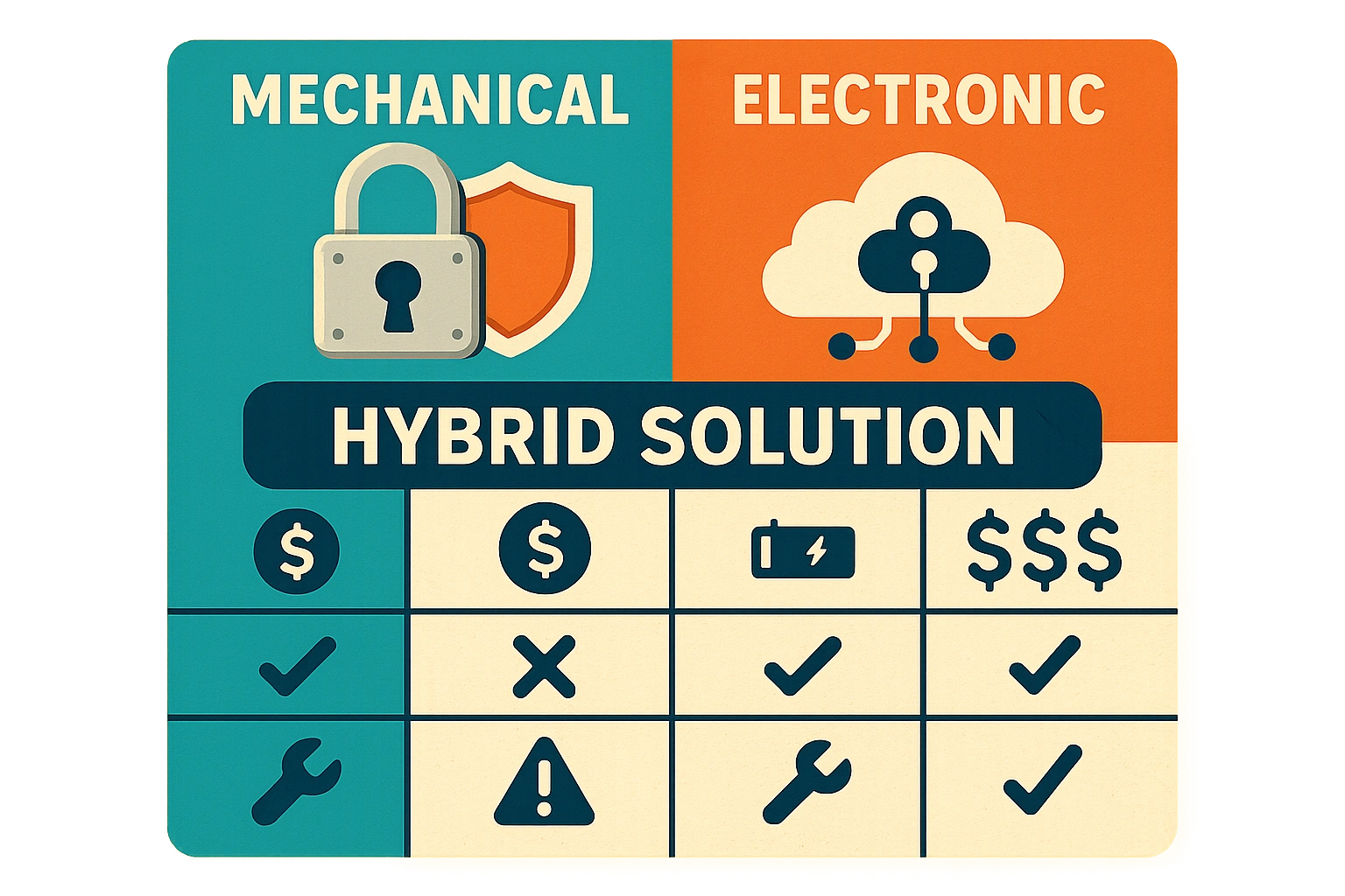 Restricted keyways prevent unauthorized duplication