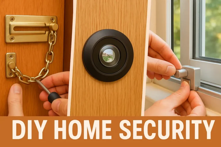 DIY Installation of Auxiliary Security Hardware: Chains, Viewers, and Window Locks