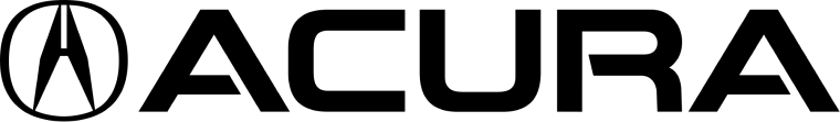 Acura vehicle black logo