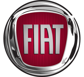 Fiat corporate round red logo
