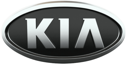 KIA vehicle black brand logo