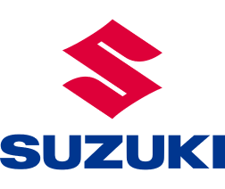 Suzuki car manufacturer blue and red logo